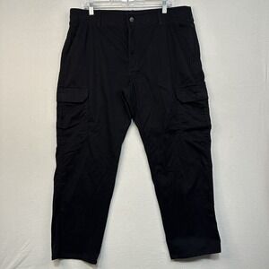 Lee Extreme Comfort Pants Men's 38x29 Black Performance Straight Fit Stretch